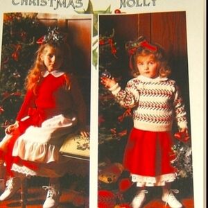 Knit Patterns UK Hardcover Book DIY Edwardian Romantic Family Knitting Sweaters